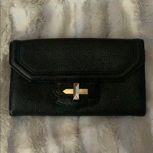Rebecca Minkoff black leather wallet